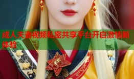 成人夫妻视频私密共享平台开启激情新体验