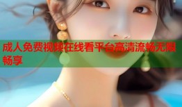 成人免费视频在线看平台高清流畅无限畅享