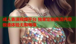 成人表演视频平台 独家定制高清内容 极速体验无限畅享