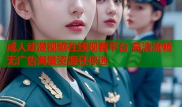 成人动漫视频在线观看平台 高清流畅无广告海量资源任你选