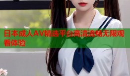 日本成人AV精选平台高清流畅无限观看体验