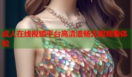 成人在线视频平台高清流畅无限观看体验